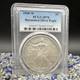 Burnished 2008 (w) $1 Silver Eagle Pcgs Sp70 Blue Classic Label Spotless Mint