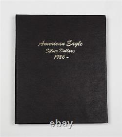 Complete 1986-2021 American Eagle Silver Dollar Dansco Coin Album (36 Coins)