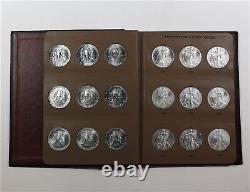 Complete 1986-2021 American Eagle Silver Dollar Dansco Coin Album (36 Coins)