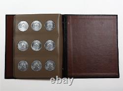 Complete 1986-2021 American Eagle Silver Dollar Dansco Coin Album (36 Coins)