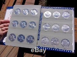 Complete Collection American Silver Eagles From 1986 To 2012, Official U. S. Mint