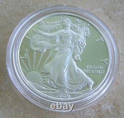 Complete Your 36 Year Heraldic Silver Eagle Proof Set With This 2009 Proofed DC