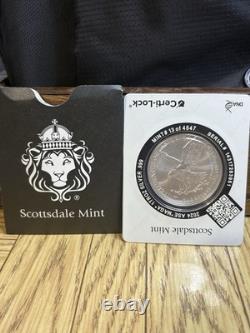 Donald Trump 2024 1 oz American Silver Eagle with MAGA Privy. 999 #13 Of 4547