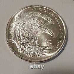 Eagle American Flag Silver Bullion Tube of 1/10 oz Silver Rounds 50 Coins 1 Roll