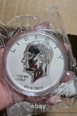 Eisenhower 2 Oz Silver Proof 360g Brass 2025 150 YEARS OF U. S AMERICAN EAGLE