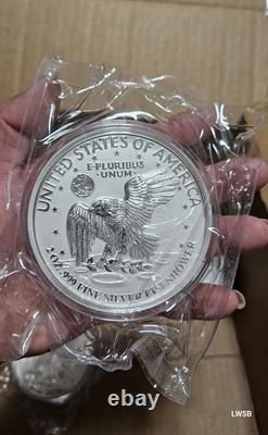 Eisenhower 2 Oz Silver Proof 360g Brass 2025 150 YEARS OF U. S AMERICAN EAGLE