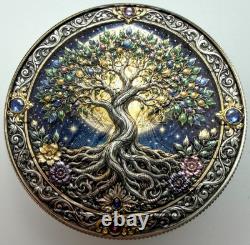 Elegant Tree of Life Spiritual American Silver Eagle 1oz Silver Dollar Coin