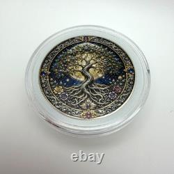 Elegant Tree of Life Spiritual American Silver Eagle 1oz Silver Dollar Coin