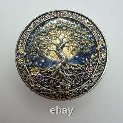 Elegant Tree of Life Spiritual American Silver Eagle 1oz Silver Dollar Coin