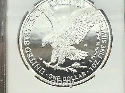 FIRST DAY OF ISSUE 2022 W Proof American Silver Eagle MTN NGC PF70 ULTRA CAMEO