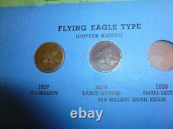 Flying Eagle Indian Head Penny Cent Coin Collection #Lot I-39 (1857 to 1909)