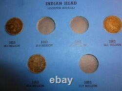 Flying Eagle Indian Head Penny Cent Coin Collection #Lot I-39 (1857 to 1909)