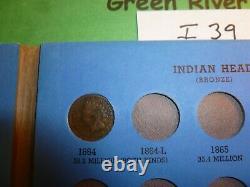 Flying Eagle Indian Head Penny Cent Coin Collection #Lot I-39 (1857 to 1909)