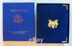 Fresh 1991 $10.00 ¼ Ounce Gold Eagle In U. S. Mint Presentation Case, Free Ship