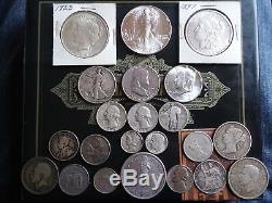 HUGE Collection Morgan Peace Eagle Dollar Atleast 10 Silver Coin LOT + Extras