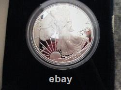 LOT-14 US MINT AMERICAN EAGLE SILVER PROOF COINS 1986-2000-MISSING 96/99 (2-90s)