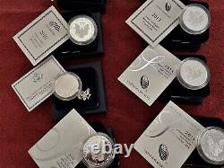 LOT 9 AMER SIL EAGLE PROOFS 2007W 2016W & 1 LINCOLN COMM PROOF, COAs AND OGPs