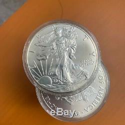 LOT OF 10 2016 American Eagle 1 oz. Coin. 999 fine BU