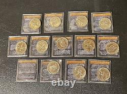 LOT OF 13 AMERICAN MINT Coins 1795 $5 Gold Half Eagle Tribute
