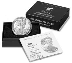 LOT OF 3 American Eagle 2021 One Ounce Silver Proof Coins
