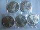 Lot Of 5 2015 1 Oz. 999 Silver Uncirculated American Eagle Coin