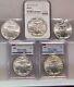 Lot 2006,07,10,12,15 American Silver Eagle Beautiful Coins Must Have