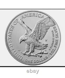 Lot 2- 2021 American Eagle One Ounce Silver Uncirculated Coin 21EMN Sealed S