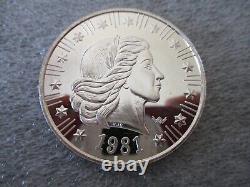 Lot-5 1981 Us Mint American Eagle Liberty 1 Oz 99.9% Silver Dollar Coins Read