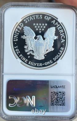 Lot (8) 1987,88,91,94,94, 94,99,00 American Silver Eagle NGC PF 69 Ultra Cameo