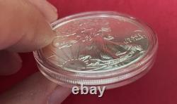 Lot Of 3 2011p American Silver Eagle Bullion Type-1 From Us Mint Tubes, Uncirc