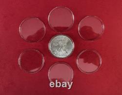 Lot Of 3 2011p American Silver Eagle Bullion Type-1 From Us Mint Tubes, Uncirc