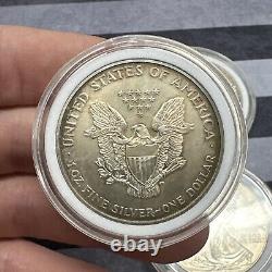 Lot Of 4 1996 American Silver Eagle 1 Oz. 999 Fine Silver