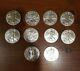 Lot Of 10 2020 American Eagle 1 Oz. 999 Silver Dollar Perfect Condition