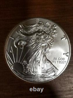 Lot of 10 2020 AMERICAN EAGLE 1 oz. 999 Silver Dollar Perfect condition