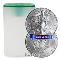 Lot of 20 $1 American Silver Eagle 1 oz Random Year Brilliant Uncirculated