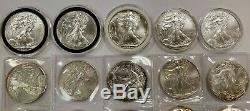Lot of 20 American Silver Eagle 1 oz Coins. 999 fine 20 ounces FREE SHIPPING