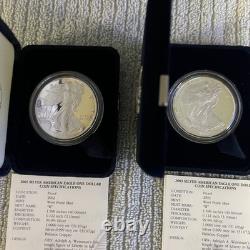 (Lot of 27) 1986-2008, 2010, 2011 Proof American Silver Eagles