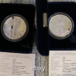 (Lot of 27) 1986-2008, 2010, 2011 Proof American Silver Eagles