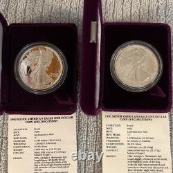 (Lot of 27) 1986-2008, 2010, 2011 Proof American Silver Eagles