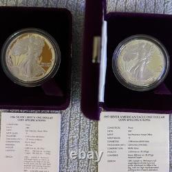 (Lot of 27) 1986-2008, 2010, 2011 Proof American Silver Eagles