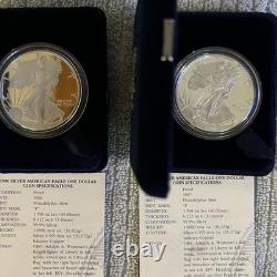(Lot of 27) 1986-2008, 2010, 2011 Proof American Silver Eagles