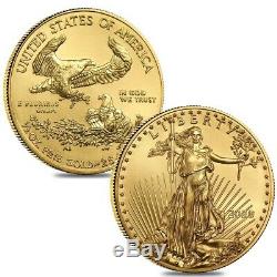 Lot of 2 2020 1/2 oz Gold American Eagle $25 Coin BU