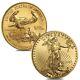 Lot Of 2 2021 1/4 Oz Gold American Eagle $10 Coin Bu