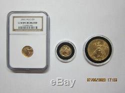 Lot of 3 Gold American eagles 2012-P 1 OZ, 1999-P 1/10 oz 2008-P 1/10 Oz