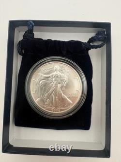 Lot of 3 Silver Eagles 2006-2008 (0.99 Silver, Uncirc, OGP with COA) Box I