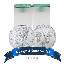 Lot of 40 $1 American Silver Eagle 1 oz Random Year Brilliant Uncirculated