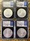 Lot Of (4) 2016 American Silver Eagle 30th Anniversary Moy Sign Ngc Ms 70