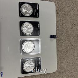 Lot of 4 2017 American Silver Eagle (MintDirect lot of 4)