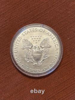 Lot of 4 (2019, 2019, 2020, 2022) Silver American Eagle 1 oz. Fine. 999 US Coins