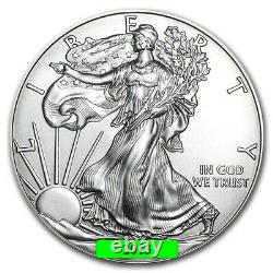 Lot of 5 2013 1 oz American Eagle. 999 Fine Silver BU Coin BRAND NEW